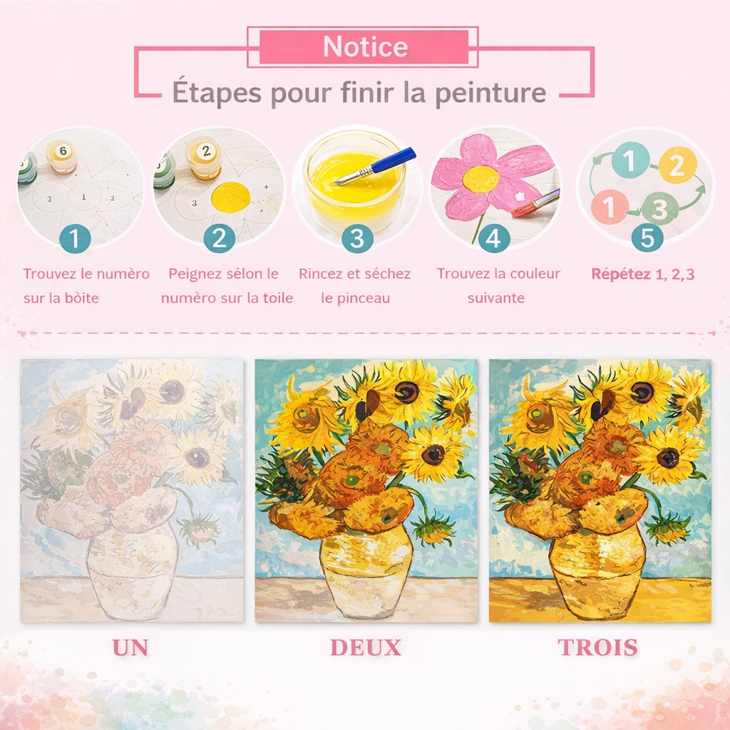 Toile à peindre numéroté - Paysages Zen & Ambiances Poétiques