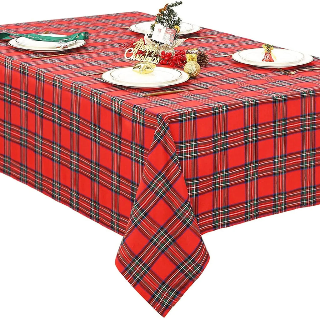 Nappe de Noël à Carreaux