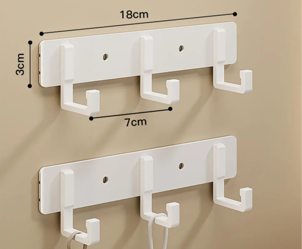 Support mural avec crochets