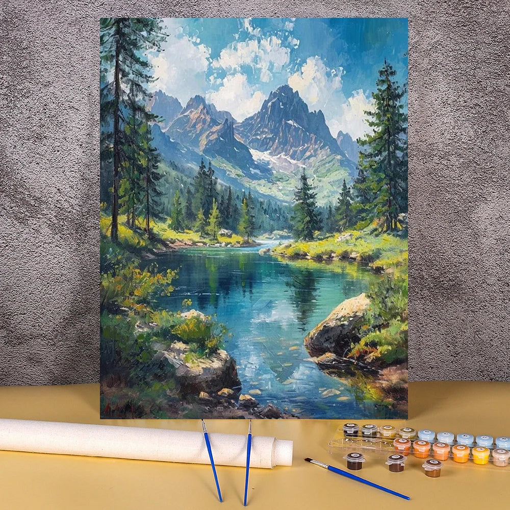 Toile à Peindre numéroté