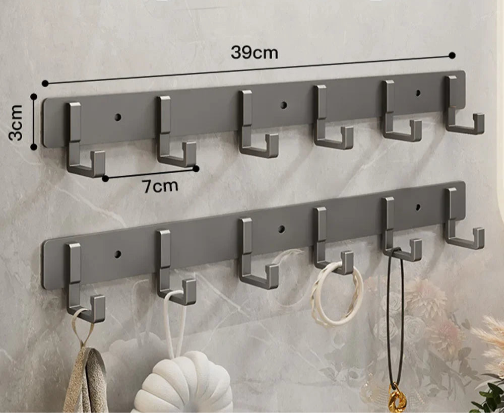 Support mural avec crochets