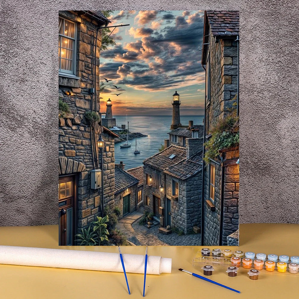 Toile à peindre numéroté - Paysages Zen & Ambiances Poétiques