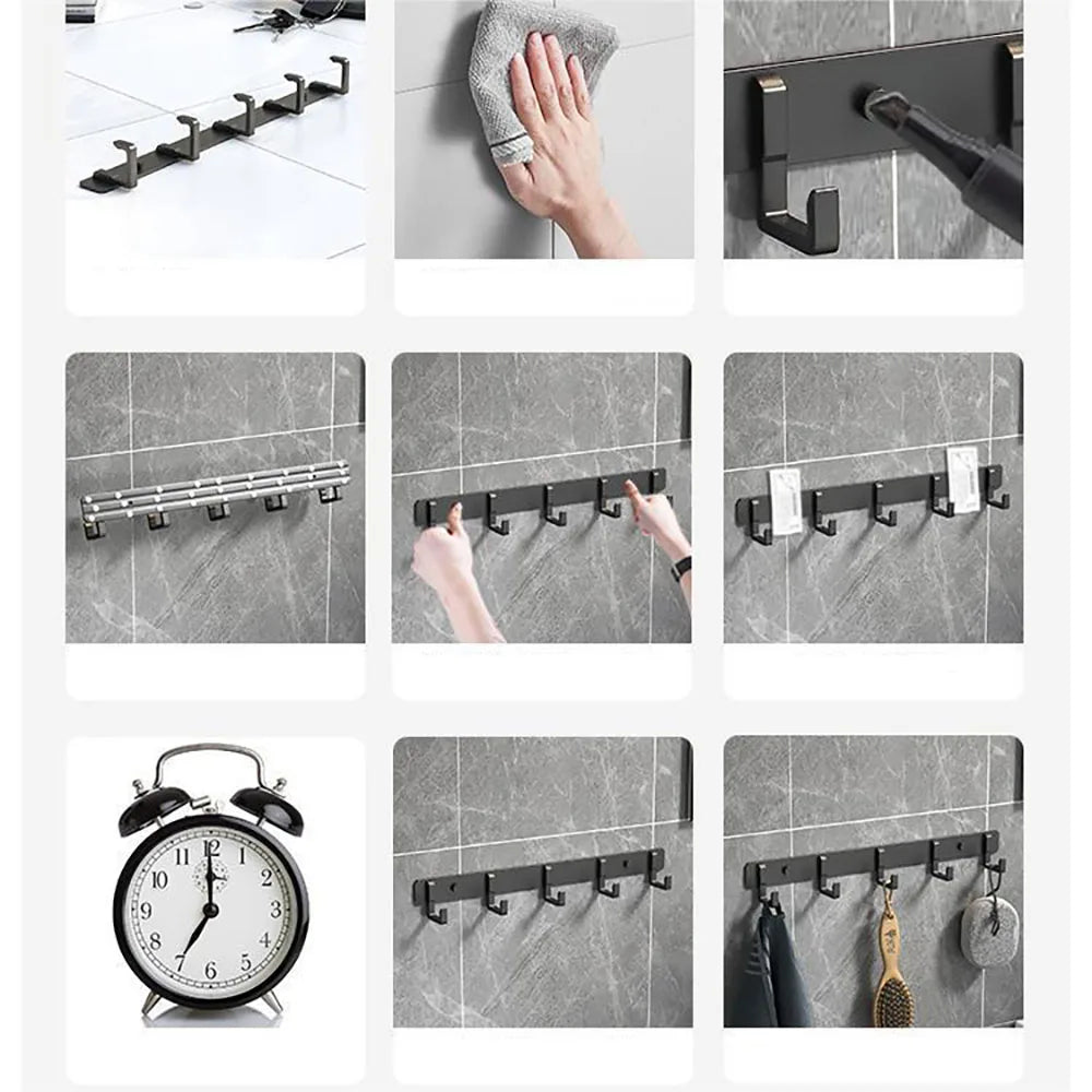 Support mural avec crochets