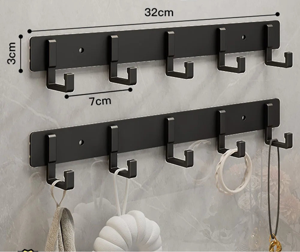 Support mural avec crochets