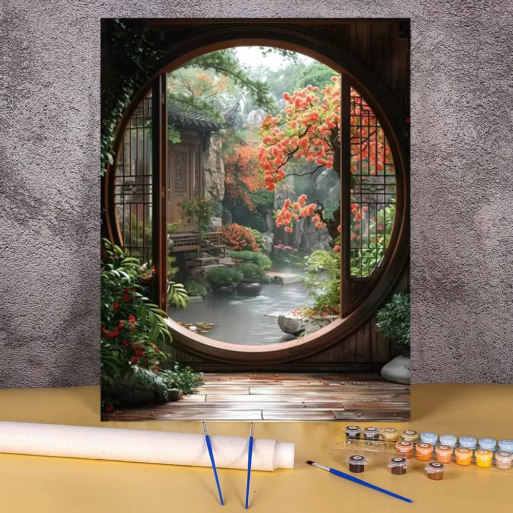 Toile à peindre numéroté - Paysages Zen & Ambiances Poétiques