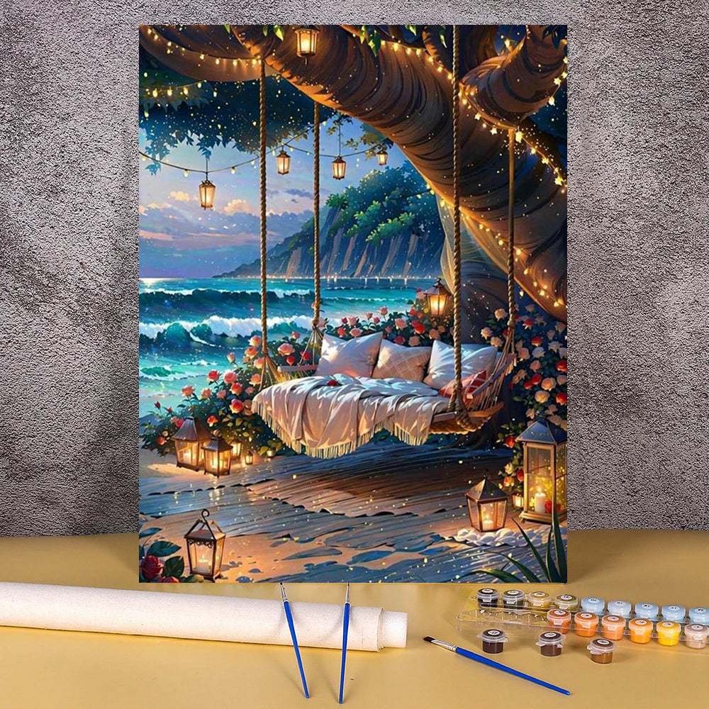 Toile à peindre numéroté - Paysages Zen & Ambiances Poétiques