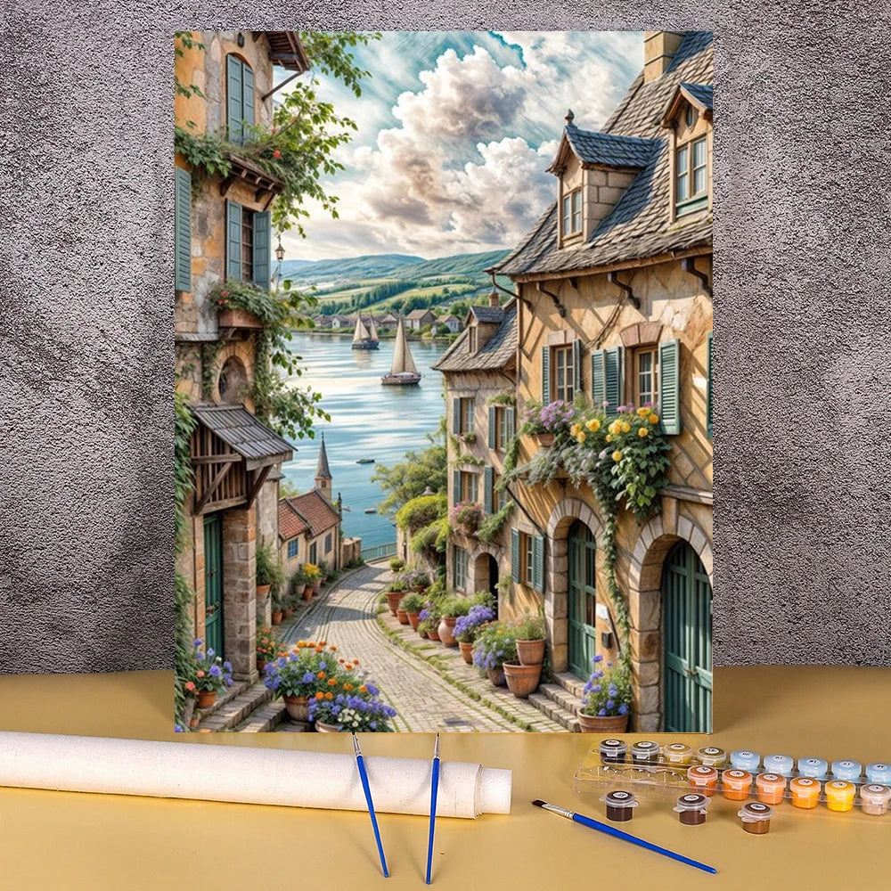 Toile à peindre numéroté - Paysages Zen & Ambiances Poétiques