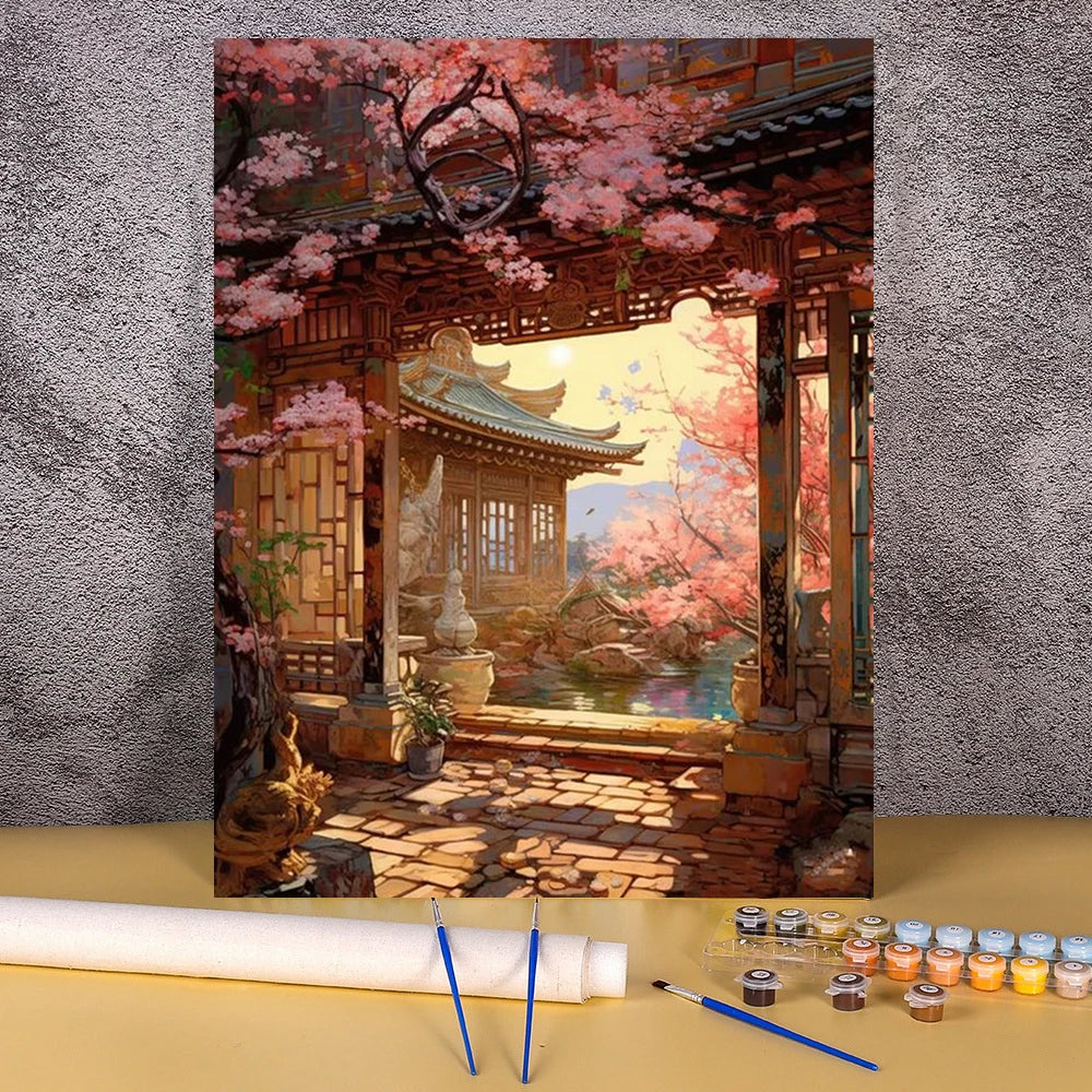 Toile à peindre numéroté - Paysages Zen & Ambiances Poétiques