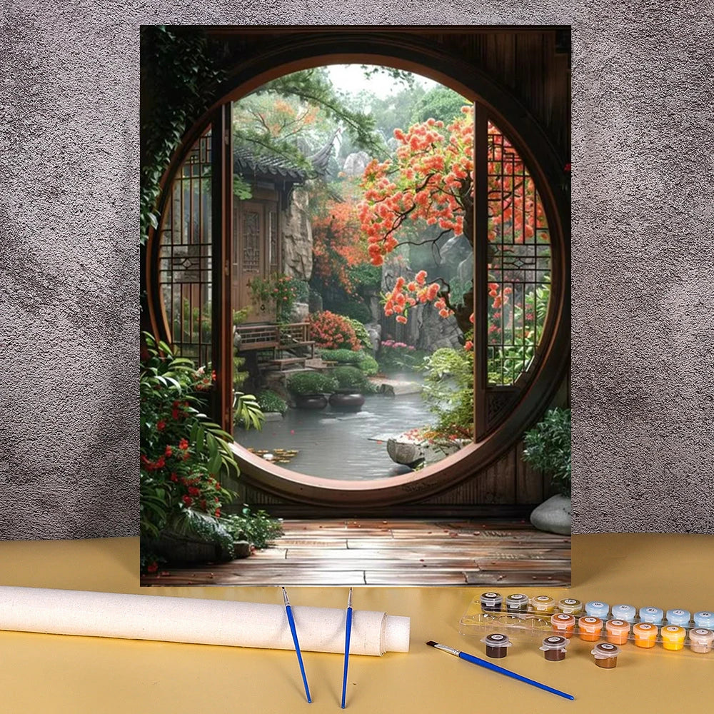 Toile à peindre numéroté - Paysages Zen & Ambiances Poétiques